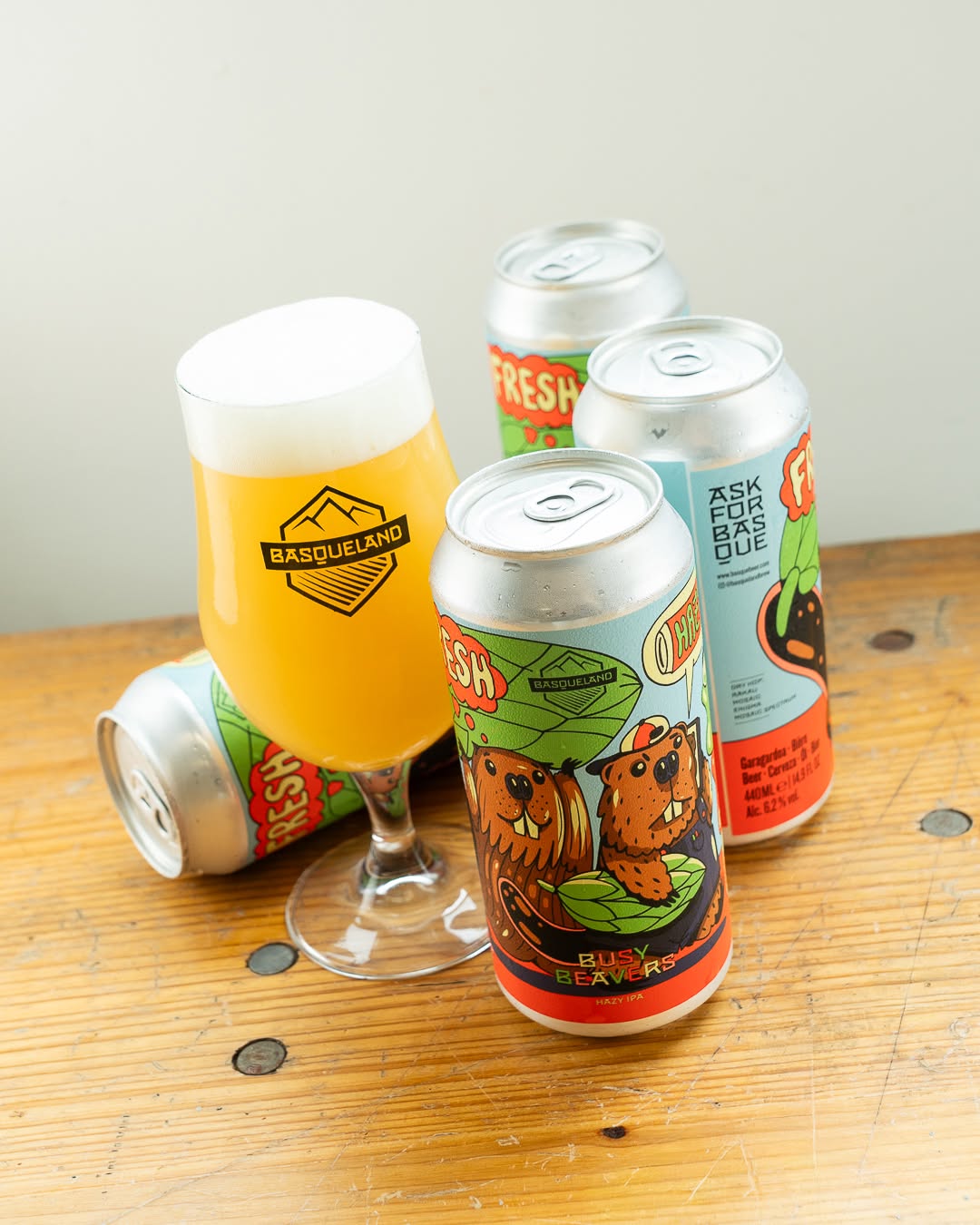 Basqueland, Busy Beavers, Hazy IPA 6.2%