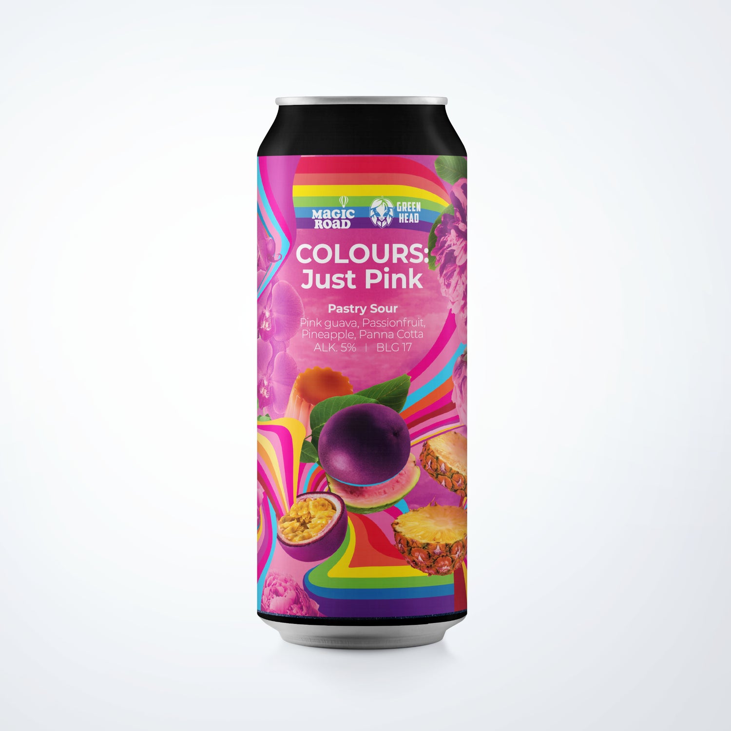 Magic Road Brewery x Green Head, Colours Just Pink, Pastry Sour 5.0%