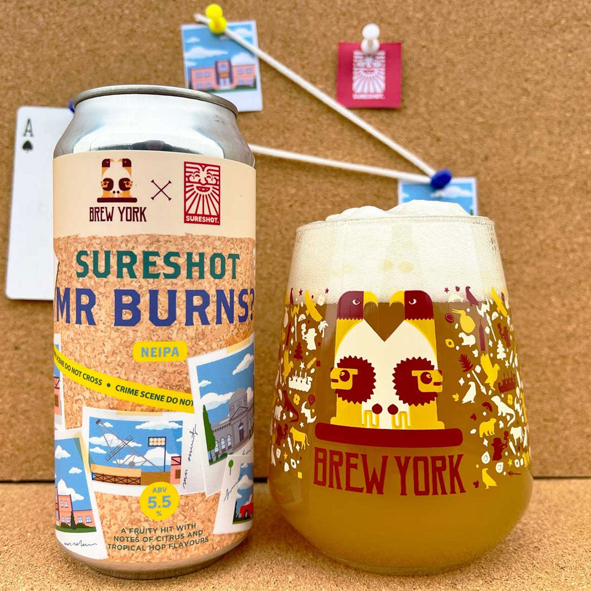 Brew York X Sureshot, Sureshot Mr Burns?, NEIPA 5.5%