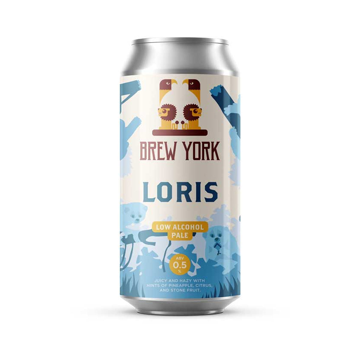 Brew York, Loris, Low Alcohol Hazy Pale Ale 0.5 %