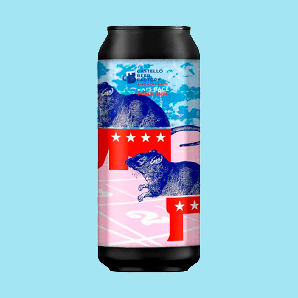 Castelló Beer Factory & Kom Beer, Rats Race, New England DIPA 8.0%