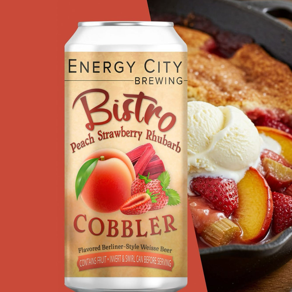Energy City, Bistro: Peach, Strawberry, Rhuburb, Berliner Weisse 6.5%