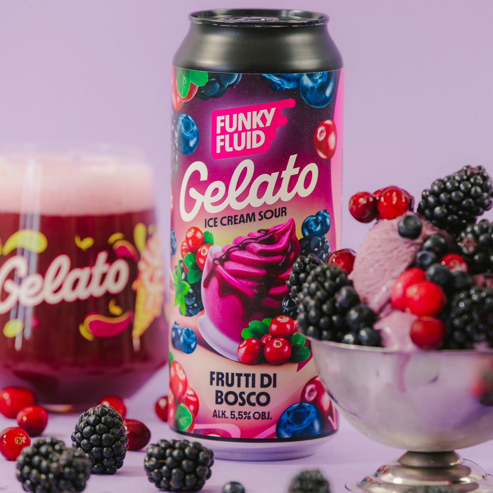 Funky Fluid, Gelato, Frutti di Bosco Ice Cream Sour 5.5%