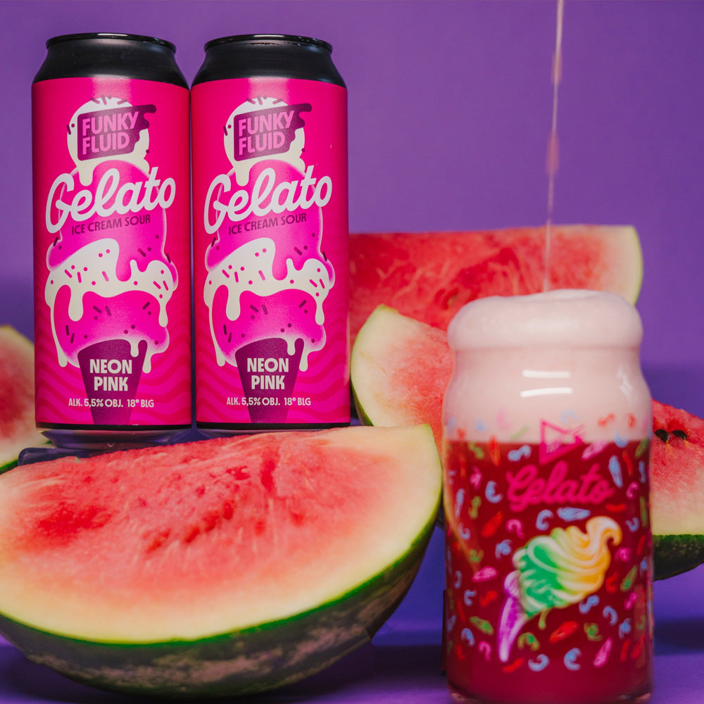 Funky Fluid, Gelato Neon Pink, Ice Cream Sour 5.5%