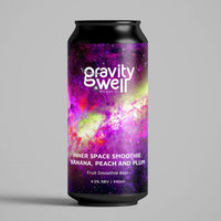 Gravity Well, Inner Space Smoothie: Banana, Peach & Plum, Fruit Smoothie Sour 4.5%