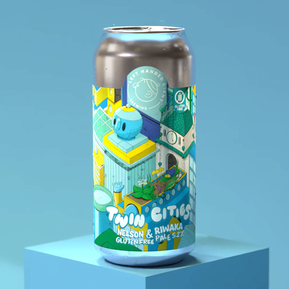 Left Handed Giant, Twin Cities: Nelson & Riwaka, Hazy Pale 5.2% (Glutenfree)