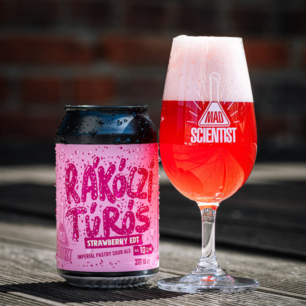 Mas Scientist, Rákóczi Túrós - Strawberry Edt, Imperial Pastry Sour Ale 10.0%