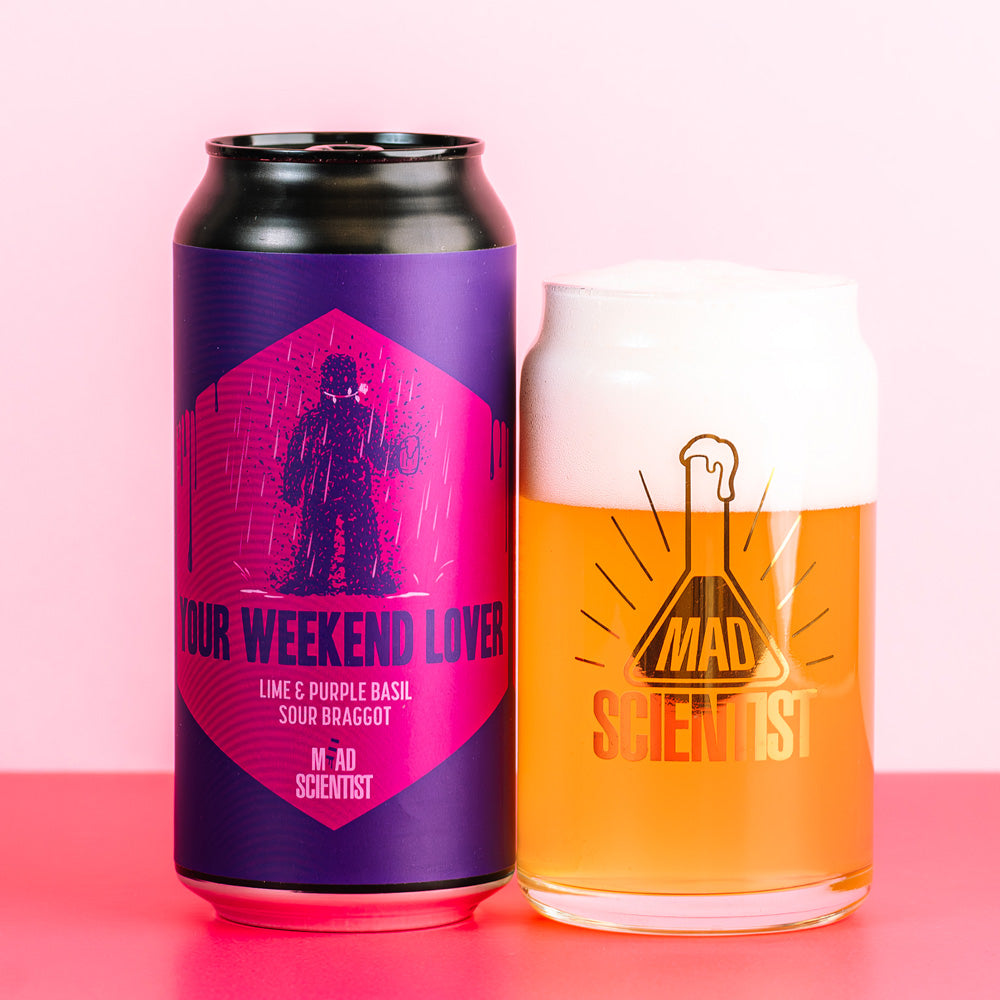 Mad Scientist, Your Weekend Lover, Lime & Purple Basil Sour Braggot 6.8%