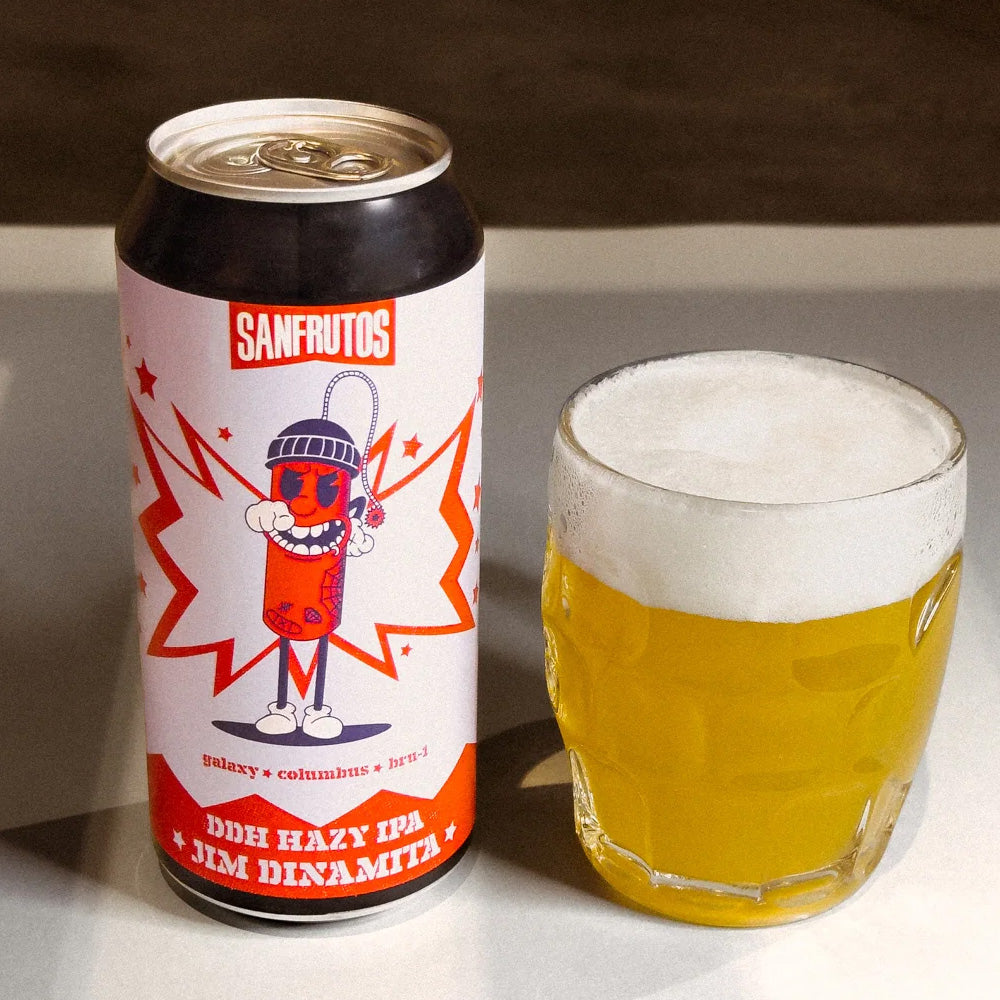 Cerveza SanFrutos, Jim Dinamita, DDH Hazy IPA 6.3%