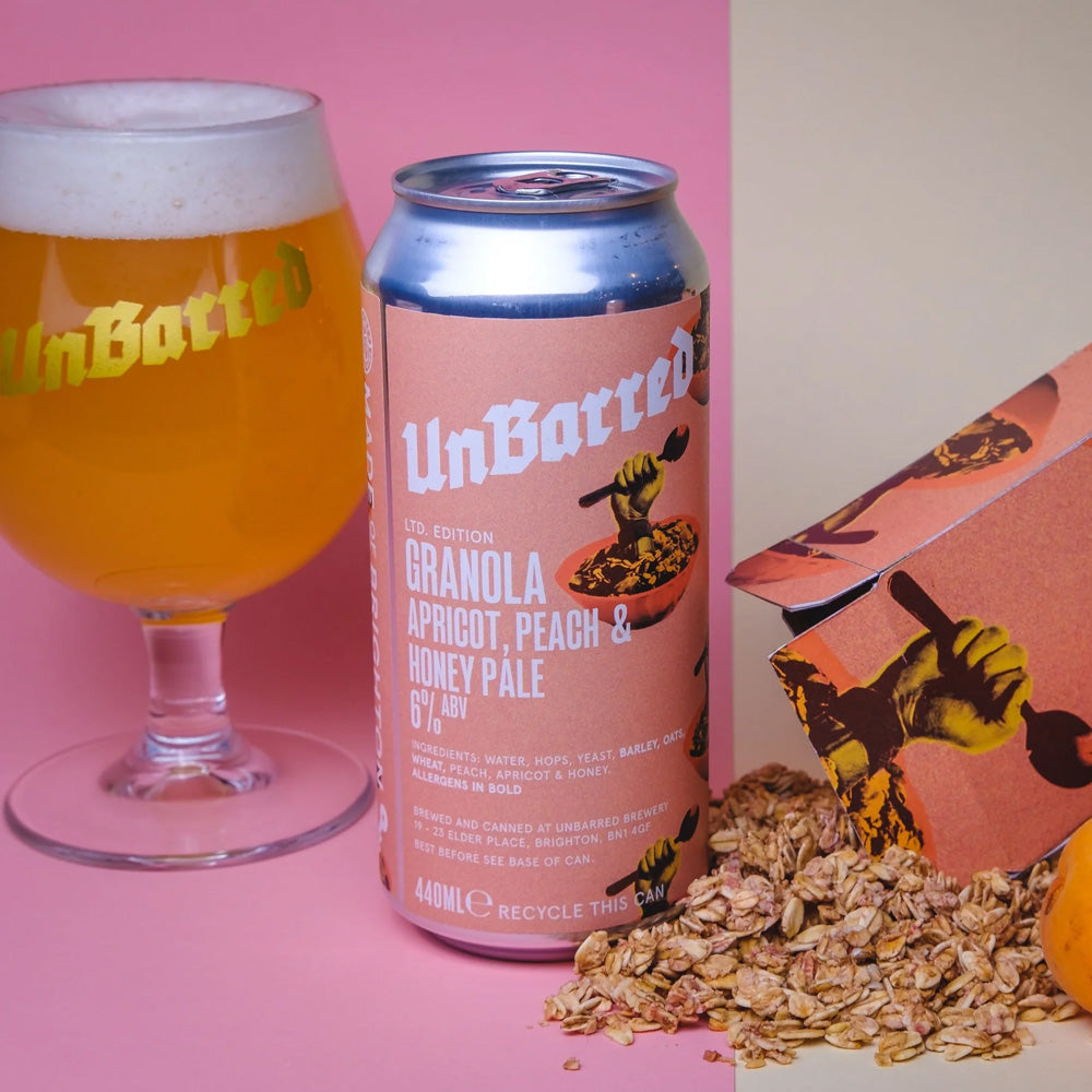 UnBarred Brewery, Granola, Apricot, Peach & Honey Pale Ale 6.0%