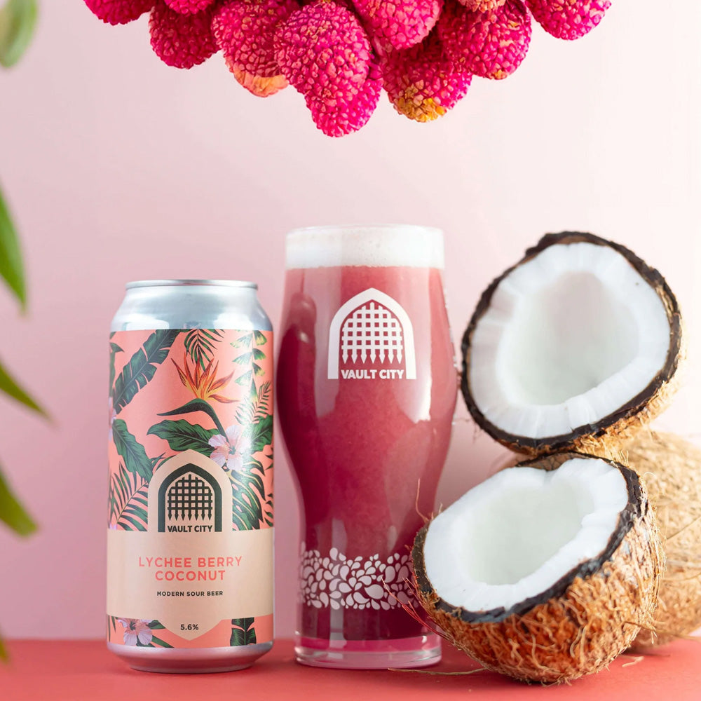 Vault City Brewing, Lychee Berry Coconut, Fruited Sour Ale 5.6%