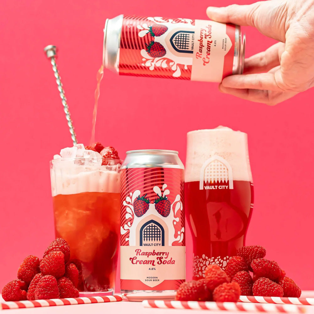 Vault City Brewing, Raspberry Cream Soda, Fruited Sour Ale 4.8%