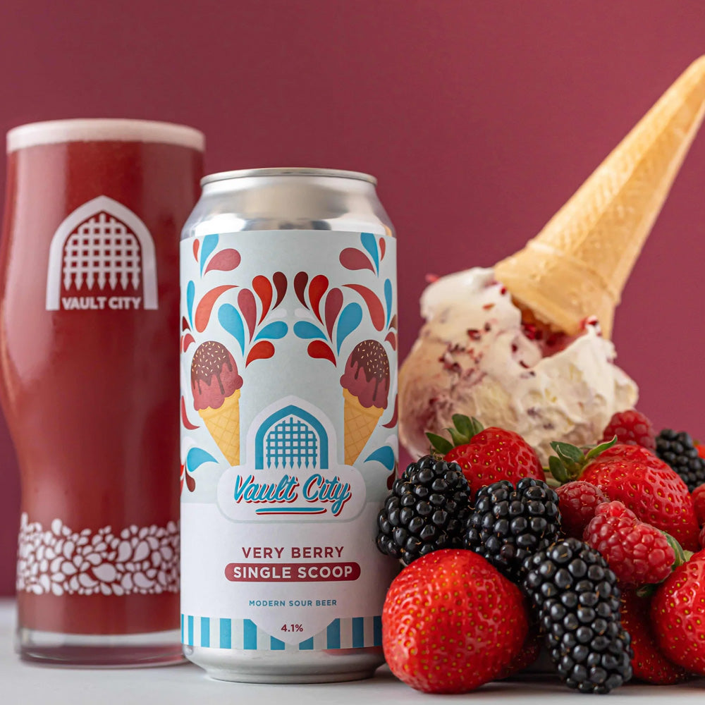 Vault City Brewing, Very Berry Single Scoop, Fruited Sour Ale 4.1%